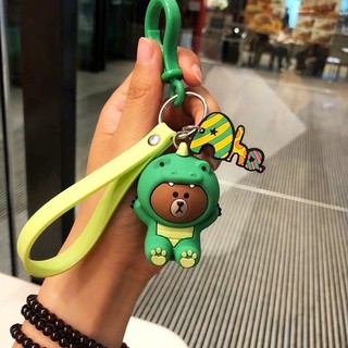Móc khóa  Brown Bear Cartoon