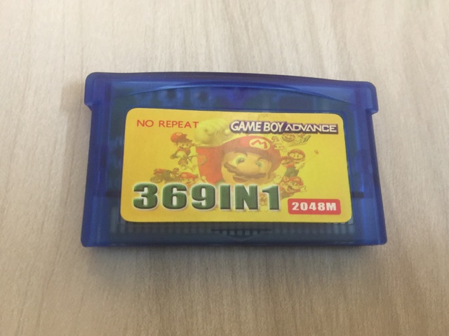 [VN] Băng game nintendo gameboy GBA 369 in 1