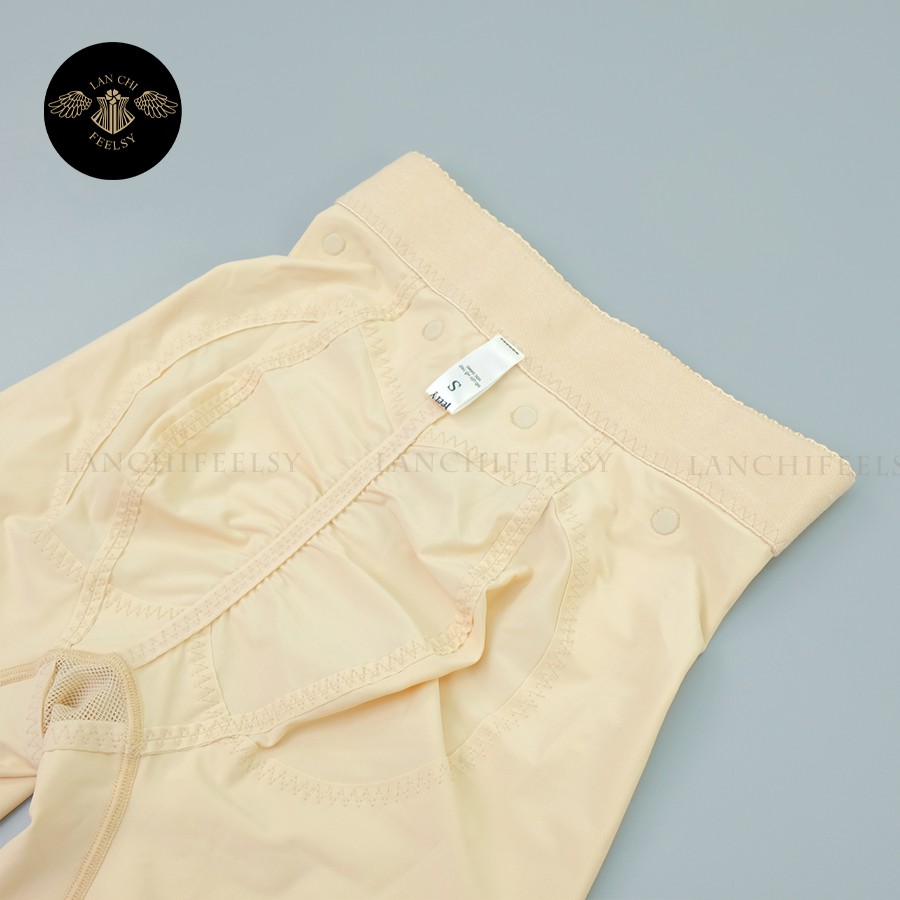 Quần gen bụng khóa zip giảm mỡ cạp cao Q110 thanh định hình siết eo chống cuộn,nâng mông chống xệ,mặc váy không lộ | BigBuy360 - bigbuy360.vn