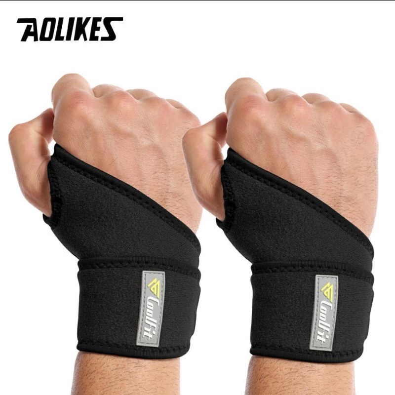 Bộ 2 băng quấn hỗ trợ cổ tay bảo vệ giảm đau tránh chấn thương khi tập luyện thể thao