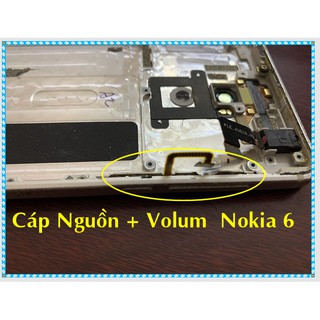 Cáp nguồn + volum Nokia 6