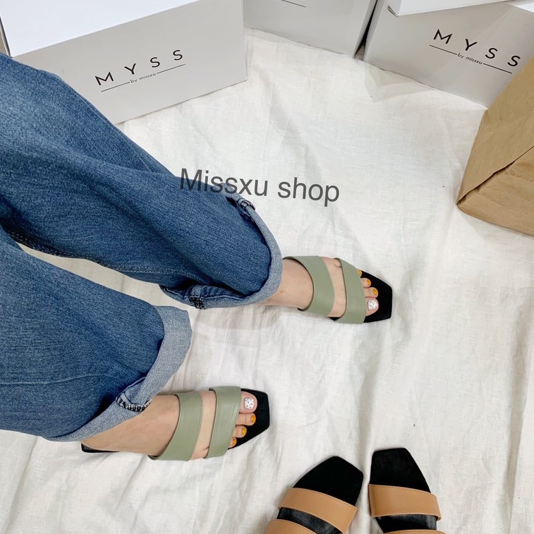Dép nữ 2 quai ngang thời trang 1.5 cm MYSS - DE50