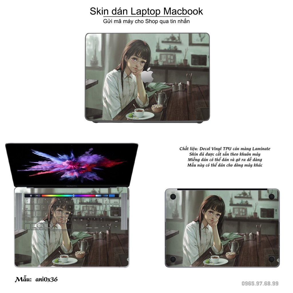 Skin dán Macbook mẫu Anime image (đã cắt sẵn, inbox mã máy cho shop)