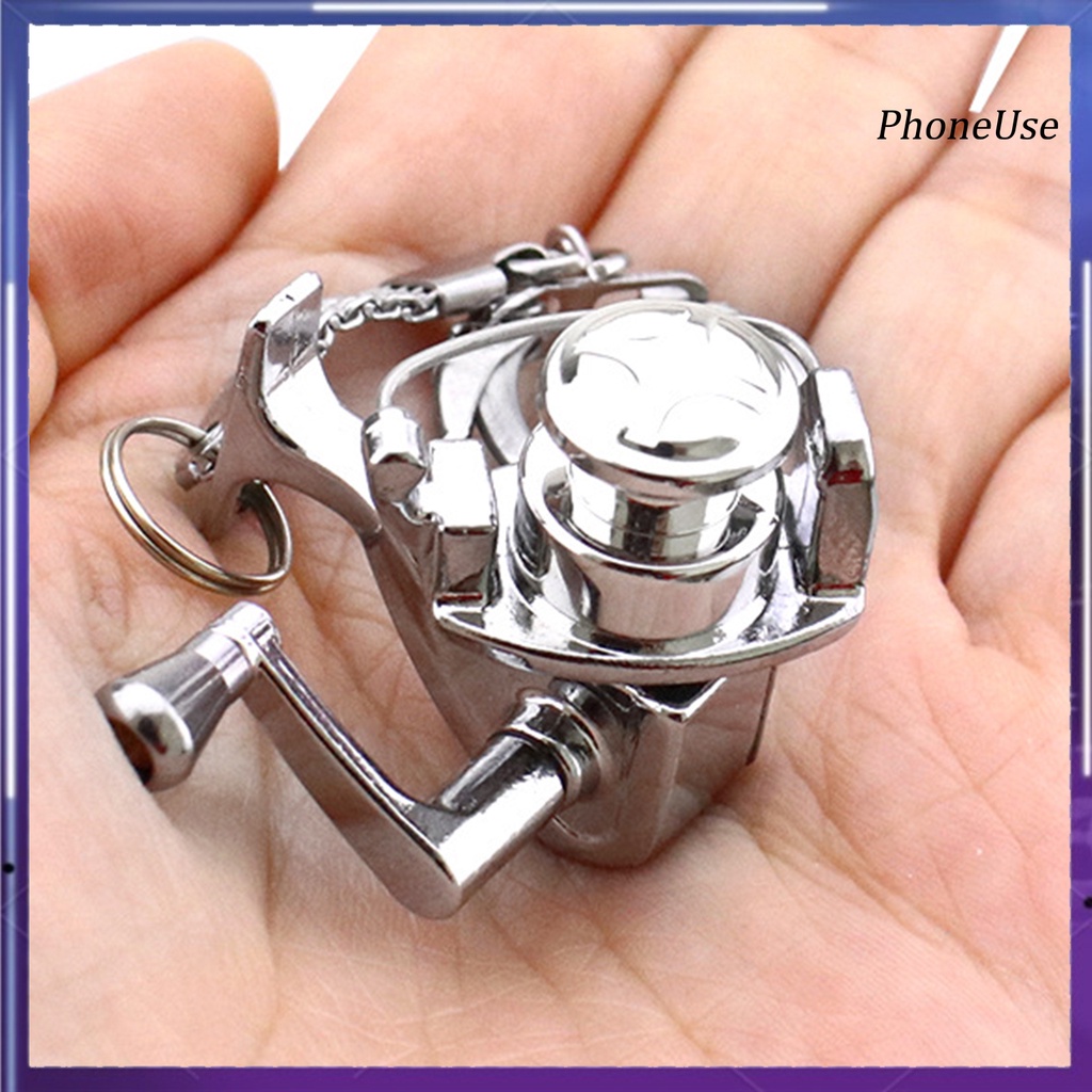 Móc Khóa Da PU Hình Trống Nhỏ Xinh