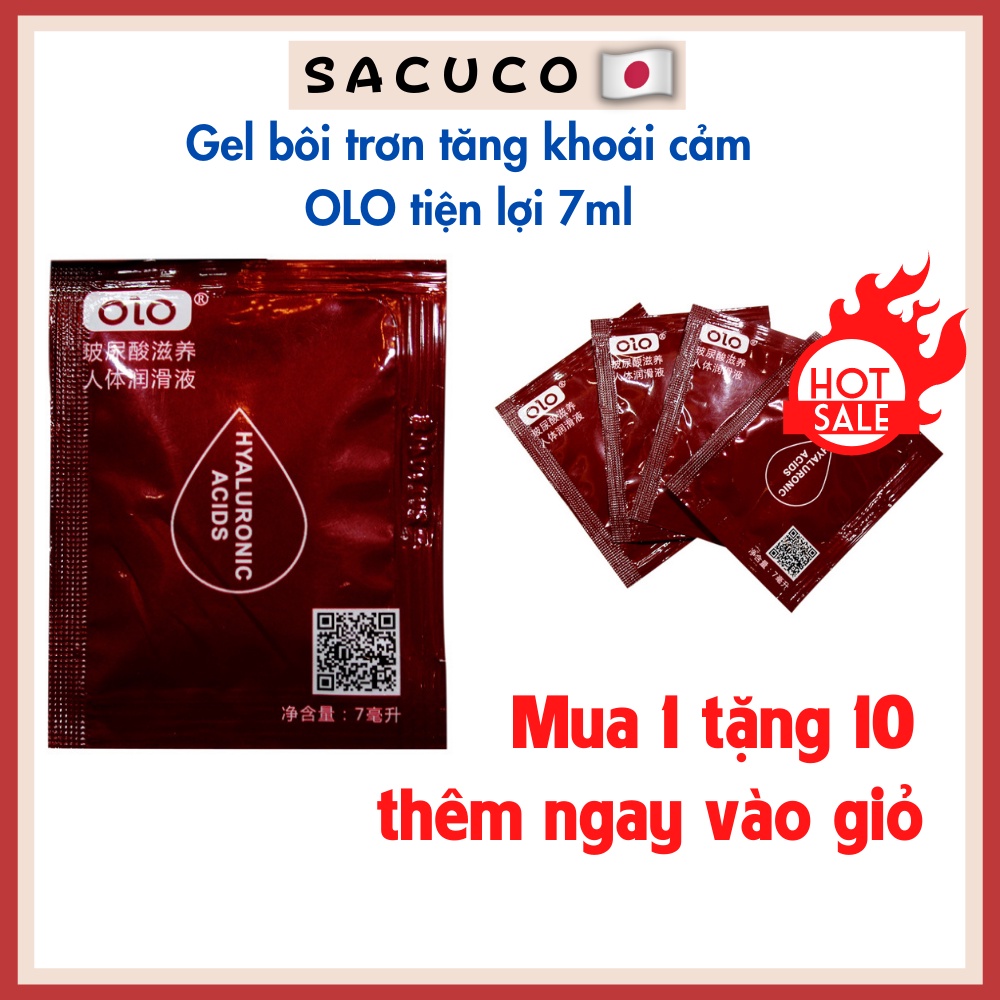 Gel bôi trơn gốc nước Olo cao cấp gói 7ml - Chính Hãng - SACUCO OLO9