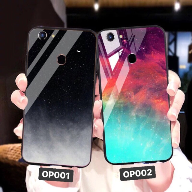 [OPPO]Ốp lưng kính A39 A57 A1K A83 A71 F1s  F3 F3plus F5 F7 F9 A7 2018 A5S A5 A3S F11 F11pro Neo7 Realme C1 Realme 2 pro