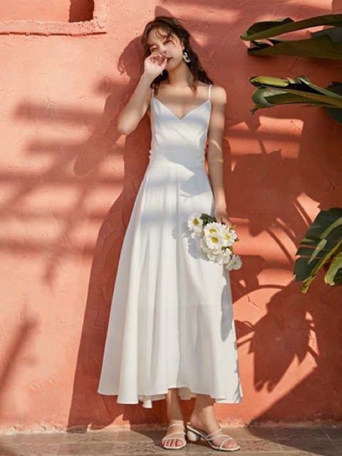 ĐẦM TRẮNG 2 DÂY NƠ LƯNG | BigBuy360 - bigbuy360.vn