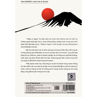 Sách Made in Japan – Câu Chuyện Về Akio Morita và Đế Chế Sony: Biểu Tượng Của Tinh Thần Nhật Bản