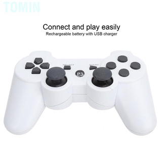 Tomin wireless gamepad rechargeable bluetooth remote control for ps3 white - ảnh sản phẩm 7