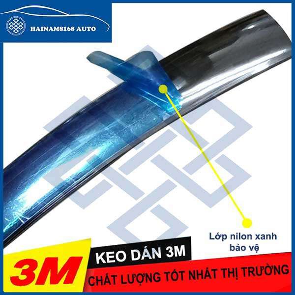 1 mét nẹp mạ crom dán trang trí ngoại thất ô tô