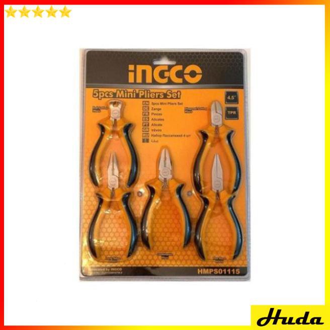 Bộ 5 kềm mini Ingco HMPS01115  LKJ