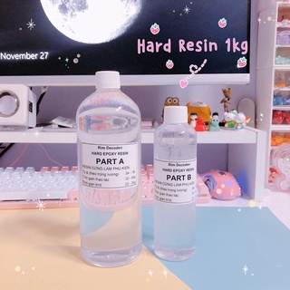 Epoxy Resin - Resin cứng - làm phụ kiện