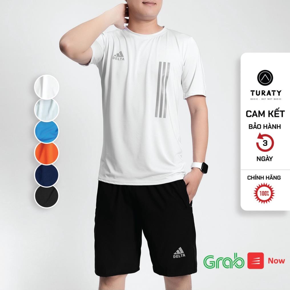 Bộ thể thao nam DELTA TURATY mùa hè tập gym rất đẹp vải thun lạnh cao cấp mẫu mới nhất 2021 ❕