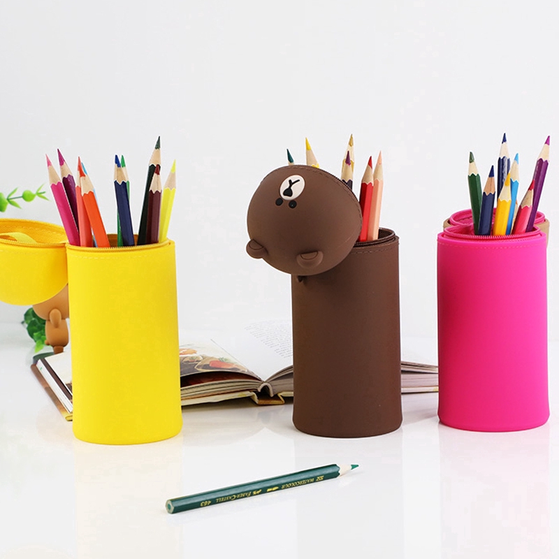 Hộp bút khóa kéo dễ thương cho nữ