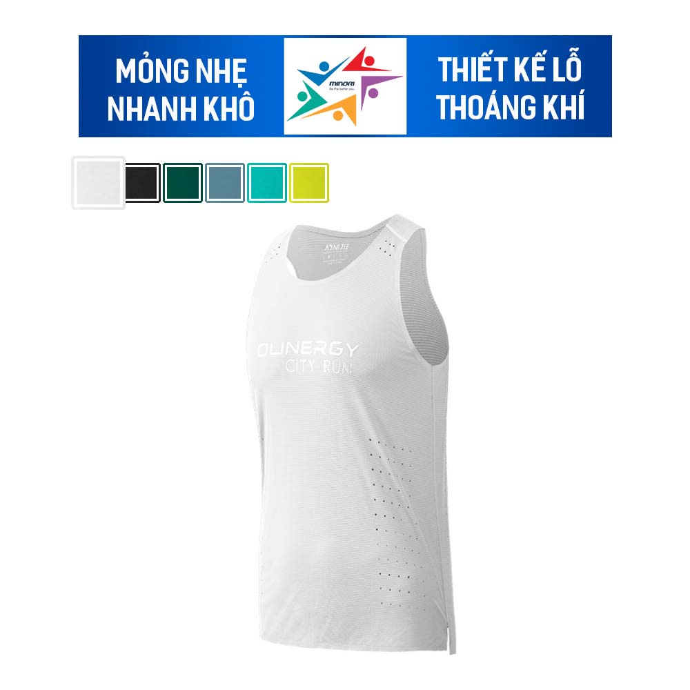 Áo Singlet Ba Lỗ Chạy Bộ Nhanh Khô Thấm Hút Mồ Hôi Tốt Nam Aonijie FM5115