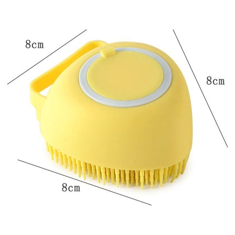 Bàn Chải Tắm Silicon Cho Thú Cưng Massage Tạo Bọt Tiện Lợi C200 MIAOCAT