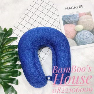 Gối cổ cao su non vải thun lạnh