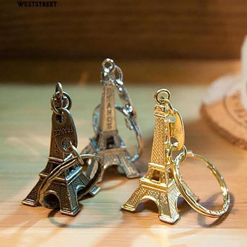 1000VND Móc chìa khóa hình tháp Eiffel bằng kim loại độc đáo