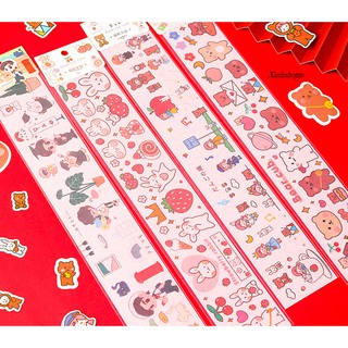 Sticker Trang Trí 39x6,5cm Gấu Thỏ (Hết Mẫu 1,2,3,4)