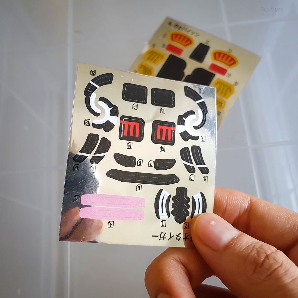 Decal Gao King SMP  Bền- Không Thấm - Tróc Khi Dính Mồ Hôi - Tem Gao King SMP