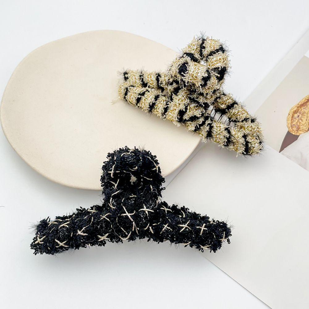 Kẹp Tóc Càng Cua Lớn Bằng Vải Bông Cho Nữ