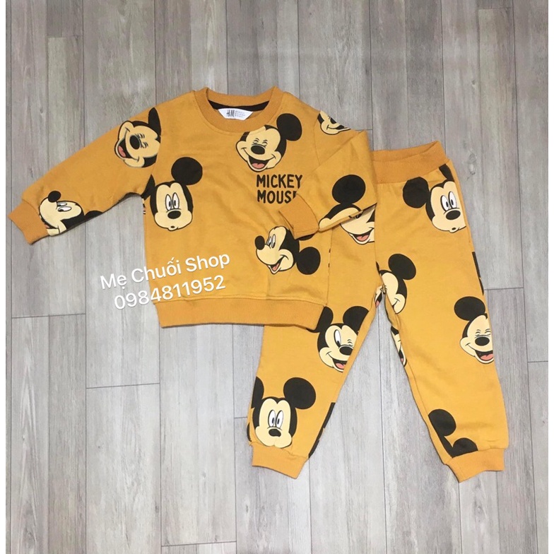 Bộ nỉ HM Mickey cho bé
