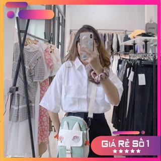Sơ mi chữ thêu hottrend ulzzang