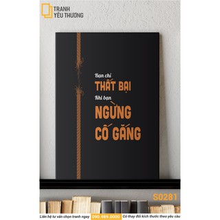 (Phần 15)[Siêu Rẻ Đẹp] Tranh Văn Phòng tạo động lực - Canvas treo tường trang trí