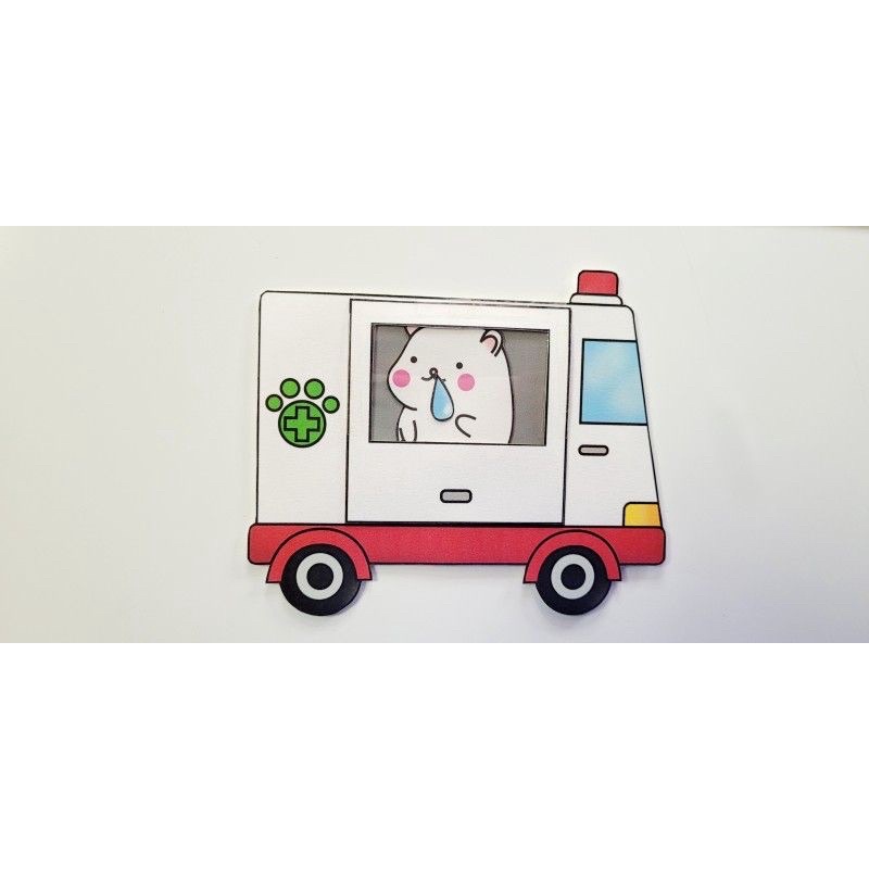 BÚP BÊ GIẤY BỆNH VIỆN CHO THÚ CƯNG