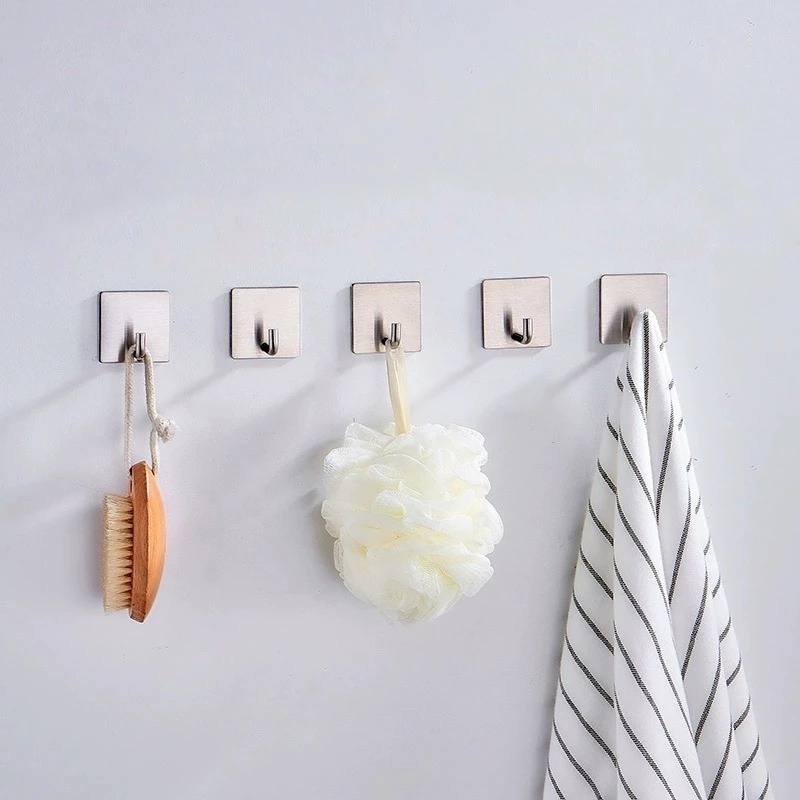 Móc Treo Đồ Dán Tường Bằng Thép Không Gỉ