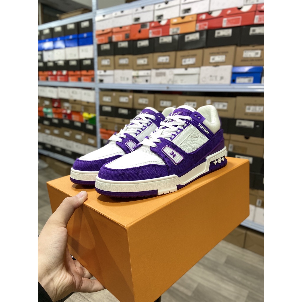 232X11 Nhận Order Hỗ Trợ Free Ship Giày Best Quality Sneaker ***Louis vuitton Trainer Sneaker Low