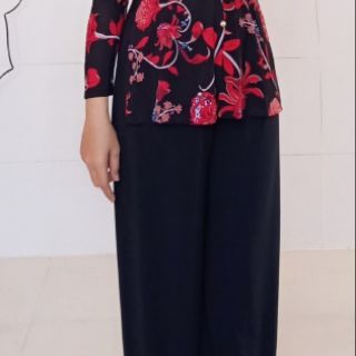 Combo 5 Bộ bà ba ống rộng quần đen