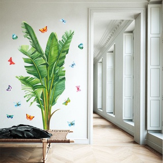 DECAL DÁN TƯỜNG CỤM LÁ CHUỐI 2