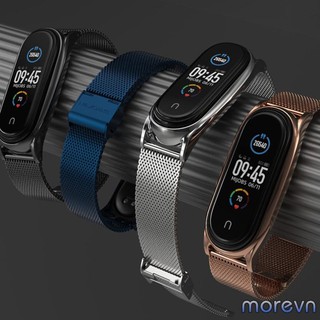 Dây đeo kim loại mắt lưới PLUS Mi band 5 chính hãng Mijobs - dây đeo thay thế miband 5