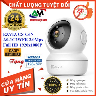[Tặng thẻ nhớ 128GBGB] Mẫu mới Camera Wifi Ezviz C6N CS-C6N-A0-1C2WFR 2.0Mpx Full HD 1080p