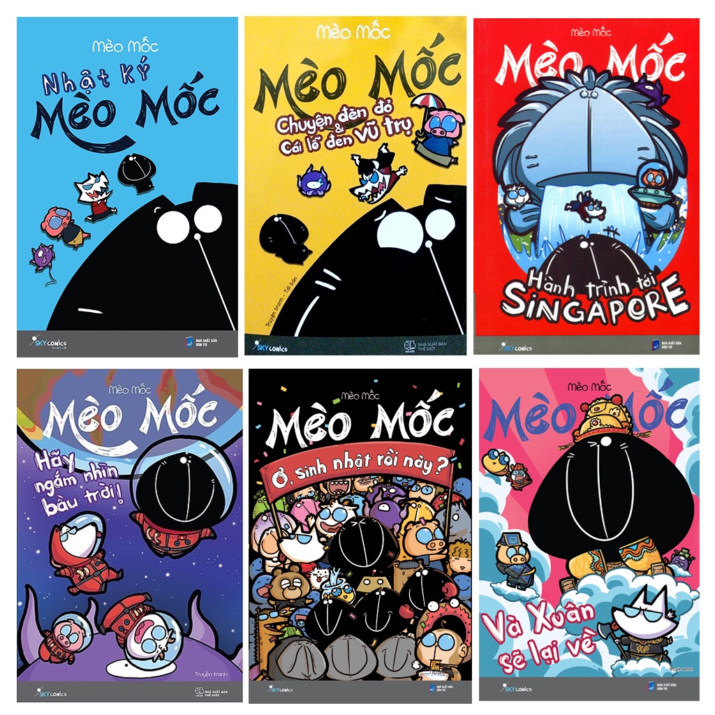 Sách Skybooks - Mèo Mốc (Trọn bộ 6 cuốn)