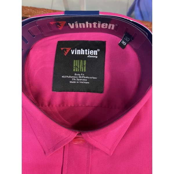Sơ mi slimfit vĩnh tiến dài tay chất liệu bambo siêu giảm  giá 395k còn 179k | BigBuy360 - bigbuy360.vn