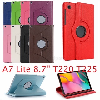Bao Da Pu Máy Tính Bảng Thông Minh Xoay 360 Độ 8.7 '' Inch Cho Samsung Galaxy Tab A7 Lite 2021 8.7 Sm-T220 T225 Samsung A7 Lite 8.7 T220 Ốp