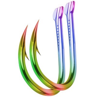 Lưỡi câu cá cjf, lưỡi câu titan 7 màu có ngạnh cao cấp chuyên câu đài , câu đơn