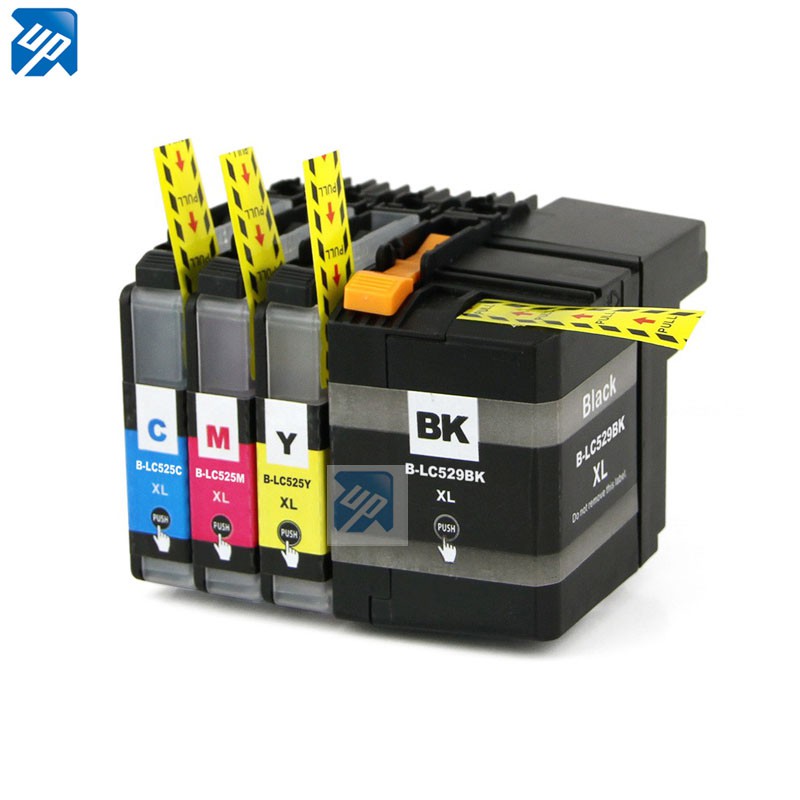 Hộp mực đầy đủ LC529 LC525 LC535 LC539 cho Brother DCP-J100 DCP-J105 MFC-J200 J100 J105 J200 Máy in
