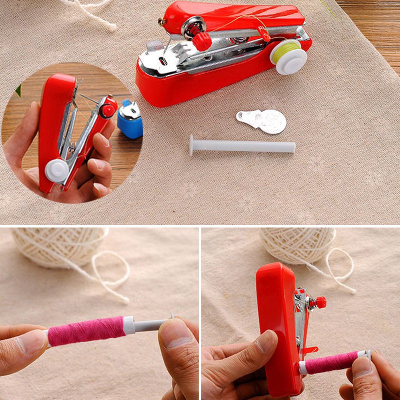 Máy May Mini Cầm Tay (Màu Sắc Ngẫu Nhiên)