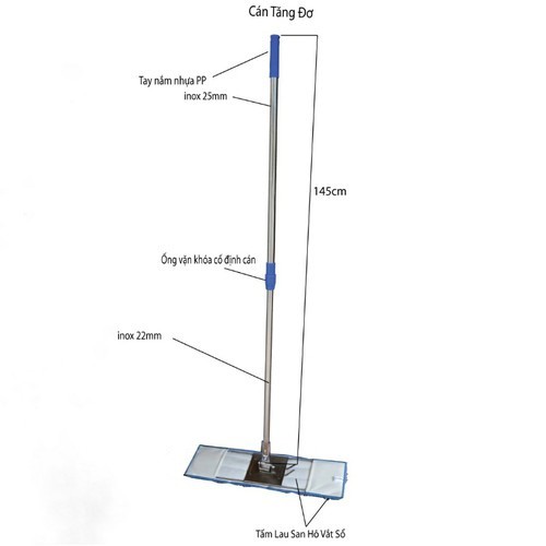 CÂY LAU NHÀ (INOX)