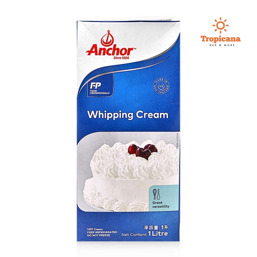 THÙNG Kem tươi Whipping cream Anchor - 12 hộp 1L