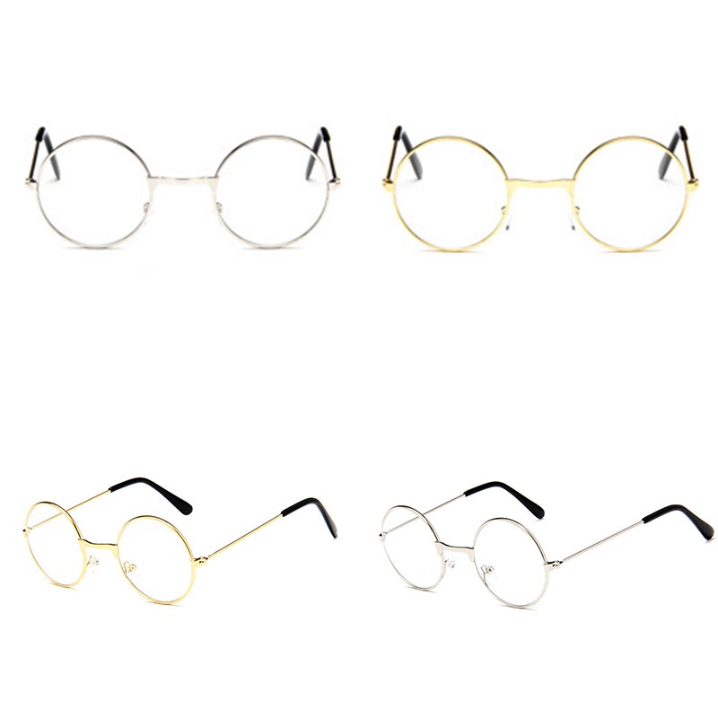 CLEAR Mắt Kính Gọng Tròn Kim Loại Thời Trang Cho Bé