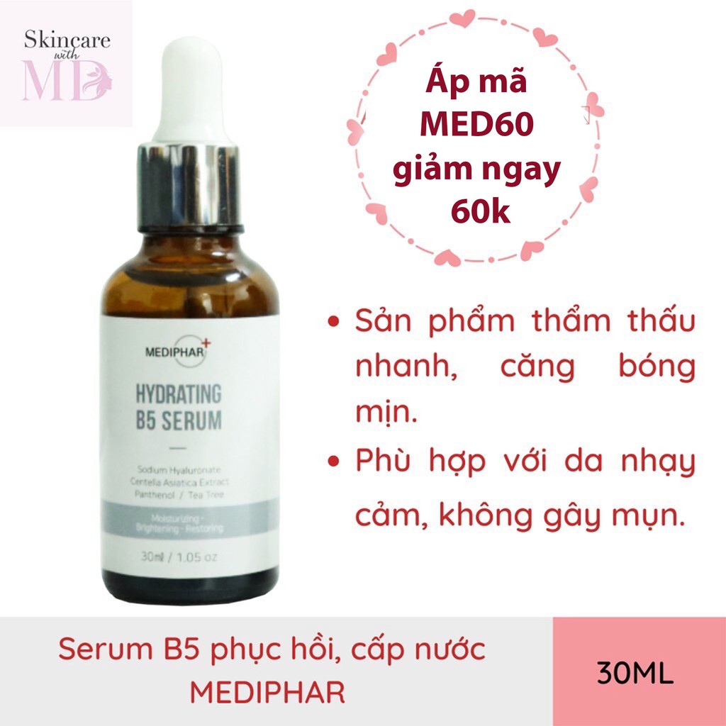 {CHÍNH HÃNG} Serum B5 MEDIPHAR cấp ẩm, phục hồi da 30ml | BigBuy360 - bigbuy360.vn