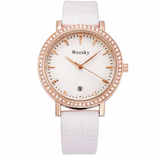 ĐỒNG HỒ NỮ WEESKY DÂY DA 4 MÀU SANG TRỌNG