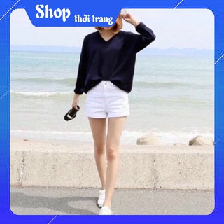 Quần đùi nữ chất kaki co giãn