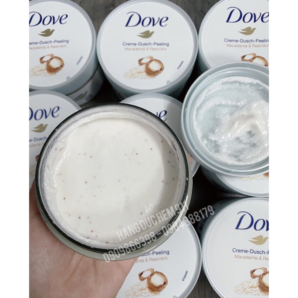 Kem tẩy tế bào chết Dove nội địa Đức 225ml