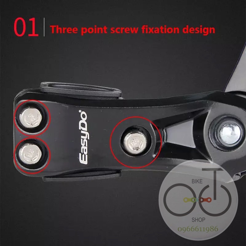 Chân chống xe đạp nhôm cao cấp Easydo KA59 chính hãng  chuyên dụng cho cac loại xe đạp thể thao MTB Touring