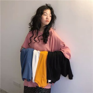 [Sẵn] Áo Phông Oversize xẻ tà ( Có ảnh cận chất )